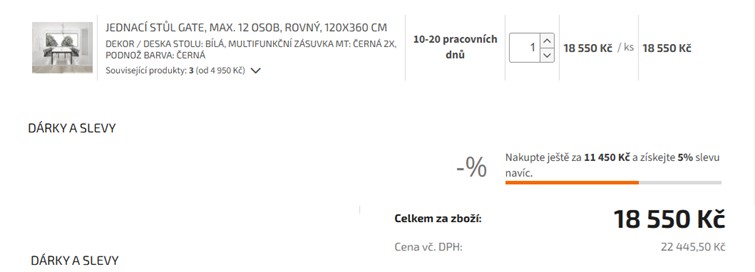 Příklad 1 objemové slevy